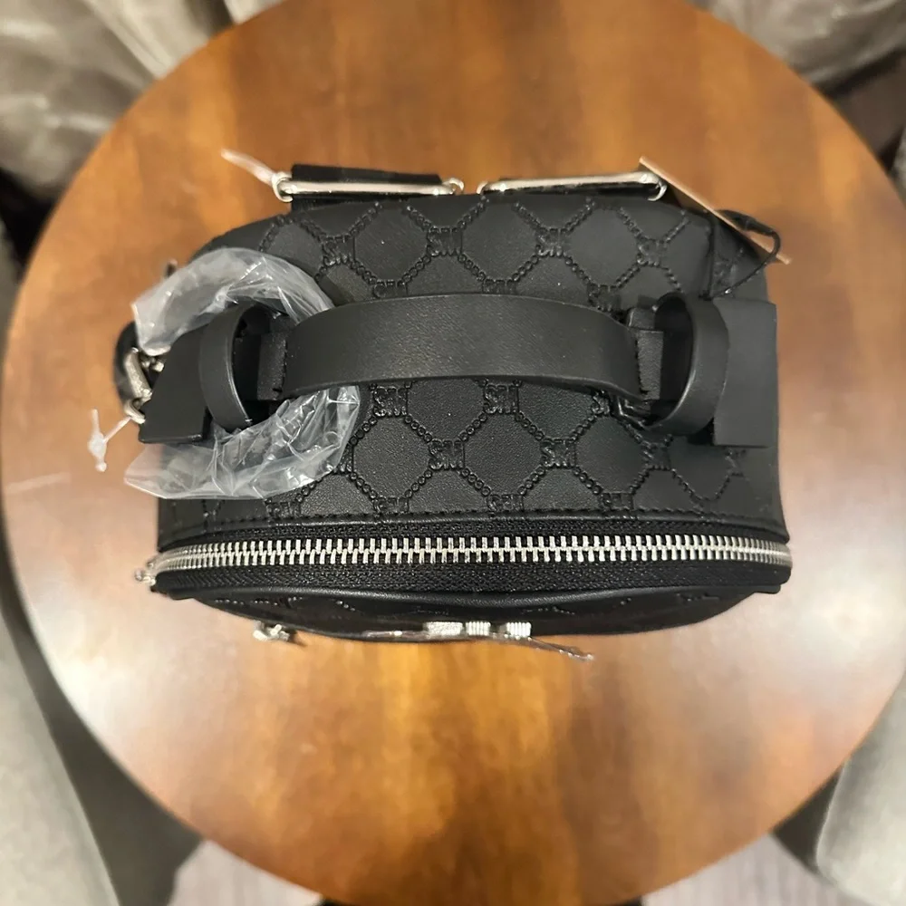 Steve Madden, Black, Faux Leather Backpack - Picture 7 of 11